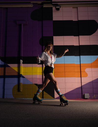 amber bahm roller skater by photographer matt ferguson