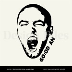 Mac Miller GO:OD AM Album Design | Print on T Shirt, Hoodie, Vinyl Sticker, Decal & More