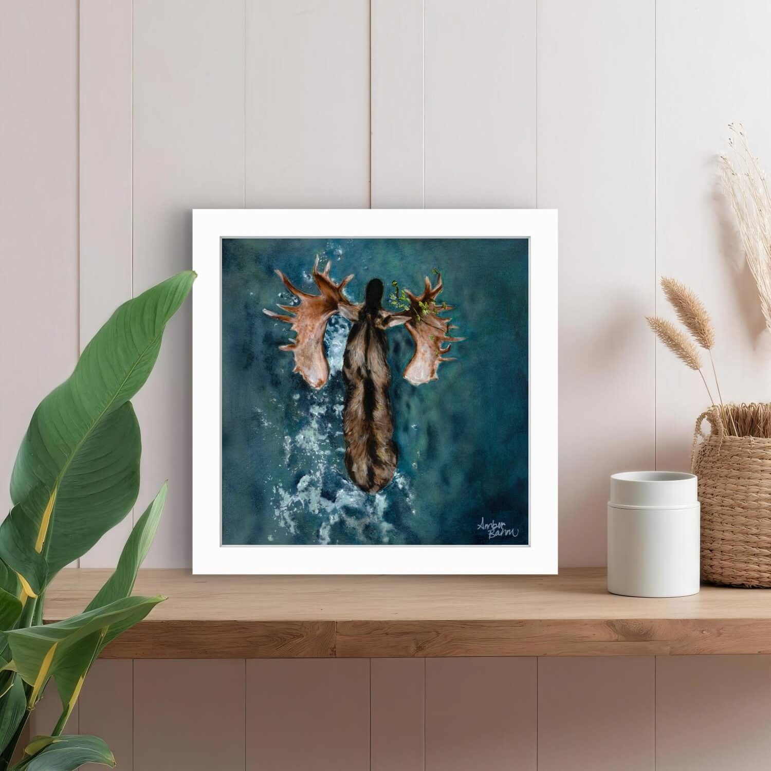 "Reverence" - Art Prints of Moose Painting - Image 2
